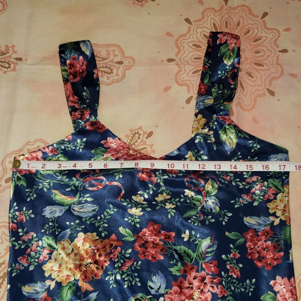 Vintage Nightgown Vintage Floral Nightgown Vintage Lingerie Vintage Floral Dress - Picture 6 of 9